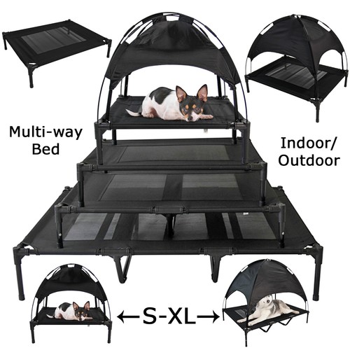Elevated dog bed pet - dog, mesh