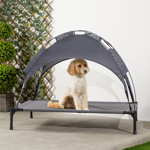 Large raised dog bed puppy - raised,