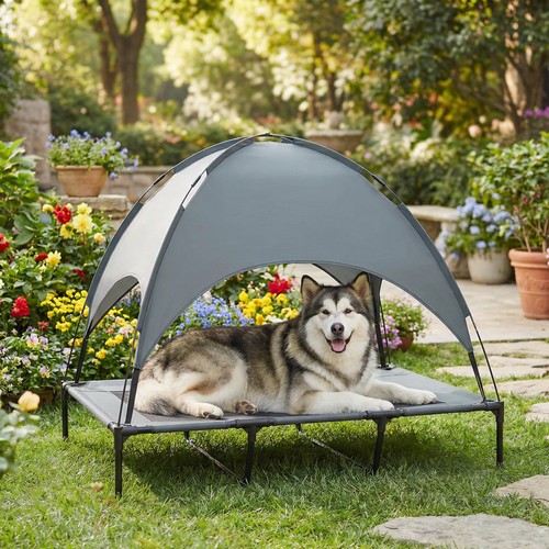 Pawhut 122cm elevated dog - pawhut,