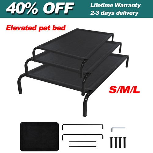 High raised dog bed - raised,