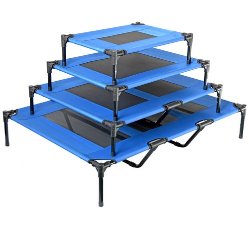 Elevated dog bed pet - bed, mesh