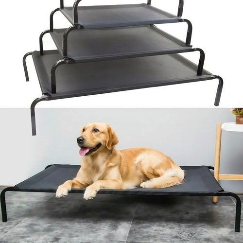 High raised dog bed elevated - high,