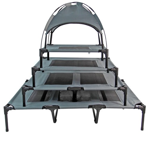 Elevated dog bed pet - elevated, mesh