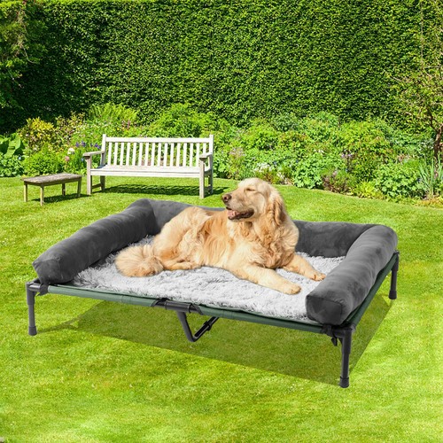 Orthopedic elevated dog - dog, bed