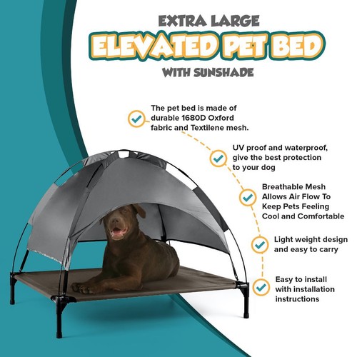 Petlicity elevated dog bed - petlicity,